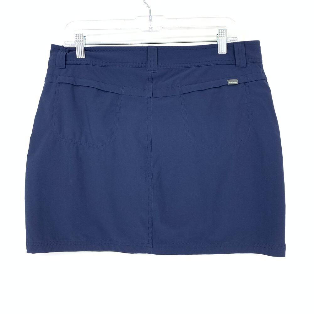 Eddie Bauer Women's Size 10 Activewear Navy Blue Skort Pockets - Picture 2 of 7